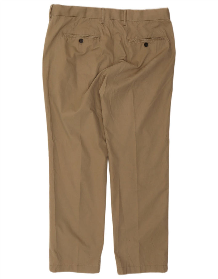 Pantaloni chino vestibilità regolare da uomo Marks & Spencer W36 L29 cotone beige