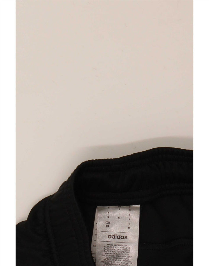 Adidas Mens Tracksuit Trousers Joggers Small Black Polyester