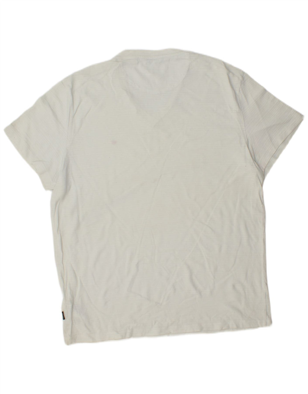 CALVIN KLEIN T-shirt da uomo Top grande in cotone a righe bianche