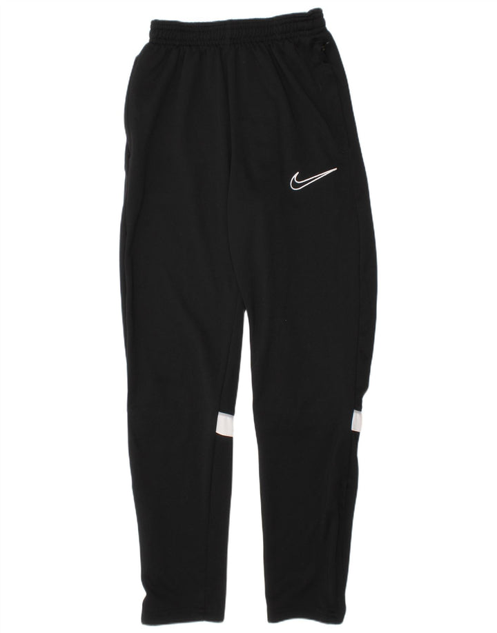Pantaloni da tuta Nike da ragazzo Dri Fit 10-11 anni poliestere nero medio