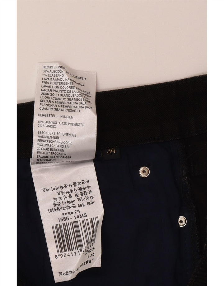 Jeans Bootcut da uomo Nautica W34 L30 cotone nero
