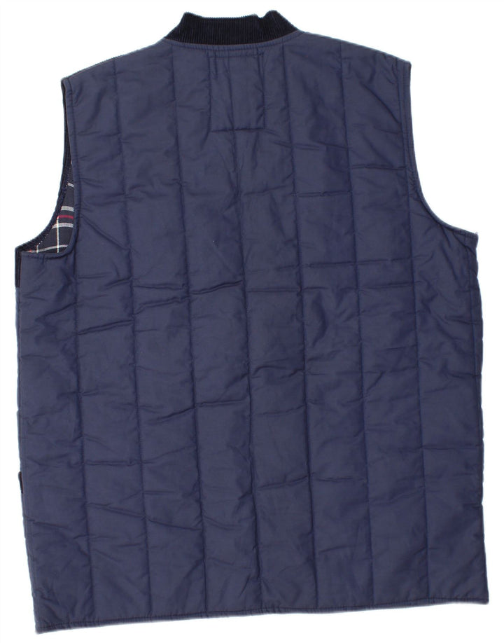 Gilet imbottito da uomo Oxford Blue UK 38 medio poliestere blu navy
