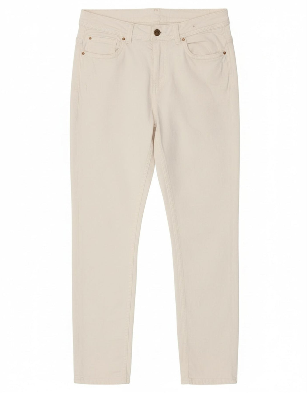 Jeans skinny corti da donna Zara EU 40 medi W30 L26 bianchi
