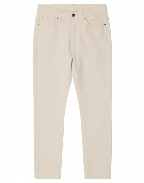 Jeans skinny corti da donna Zara EU 40 medi W30 L26 bianchi