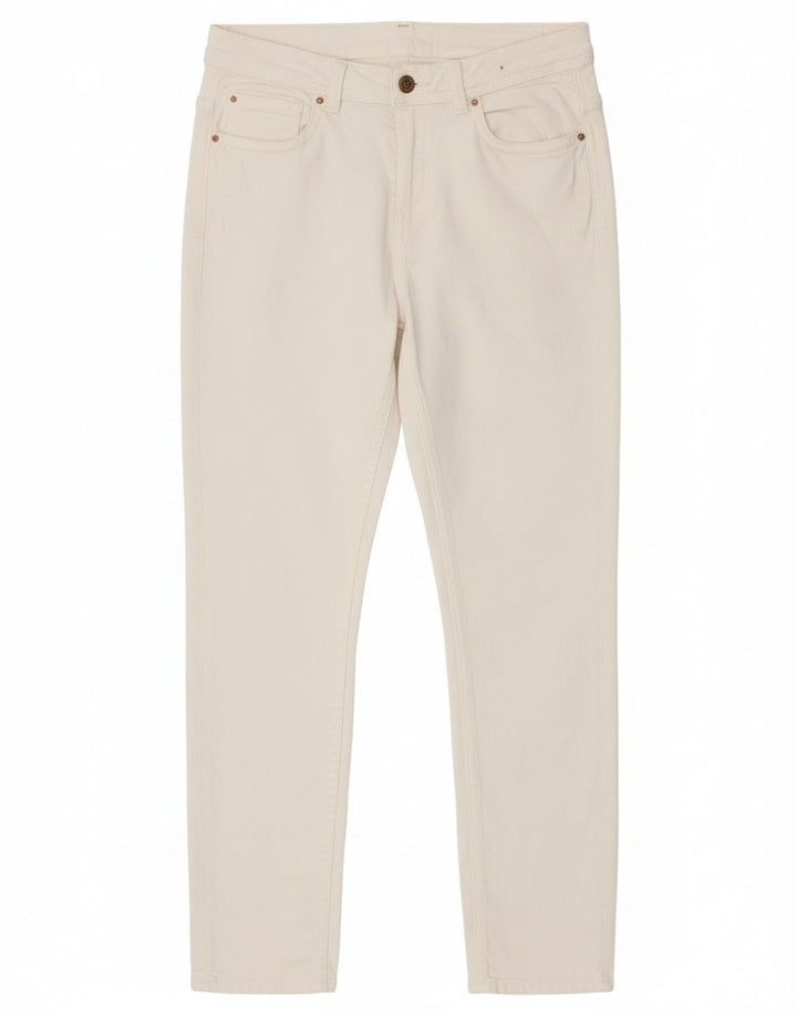 Jeans skinny corti da donna Zara EU 40 medi W30 L26 bianchi