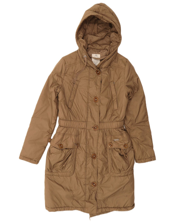 Giacca Parka oversize con cappuccio da donna Replay UK 10 Small Marrone Poliammide