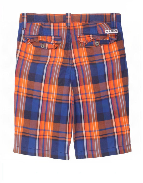Pantaloncini chino da bambino Tommy Hilfiger 15-16 anni W30 in cotone a quadri multicolore