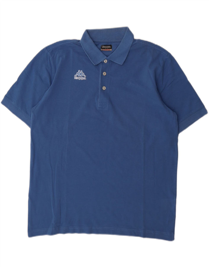 KAPPA Mens Polo Shirt Large Navy Blue Cotton Vintage Kappa and Second-Hand Kappa from Messina Hembry 