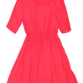 Abito a trapezio da donna VINTAGE UK 14 grande rosa