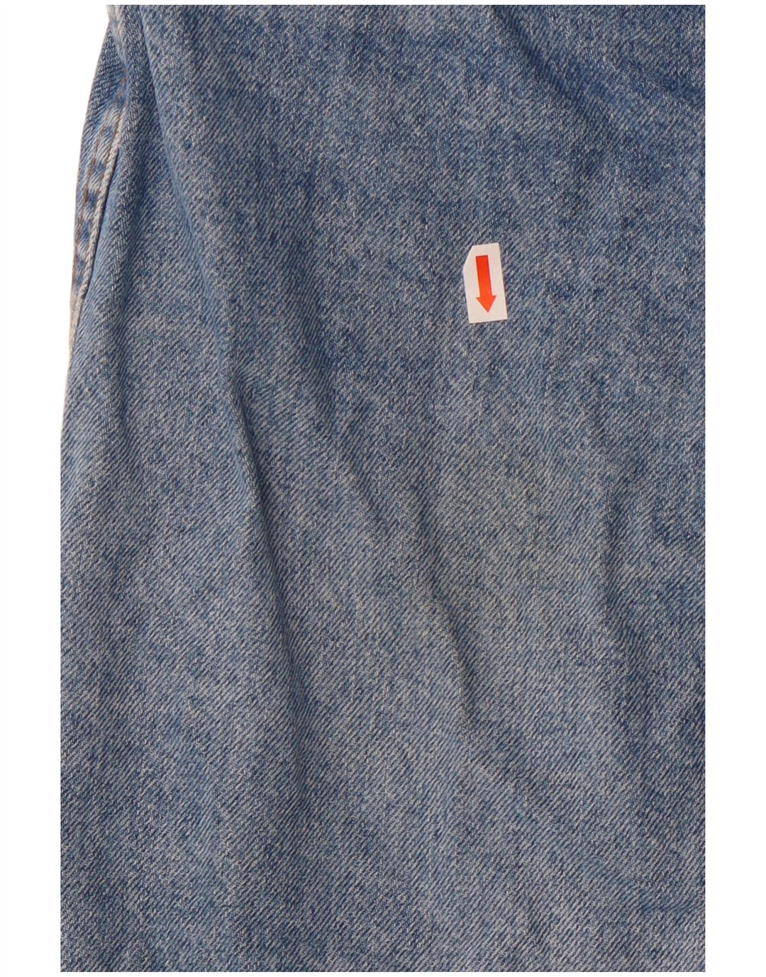 Gonna di jeans a vita alta da donna Stefanel IT 46 Large W28 Blu Cotone