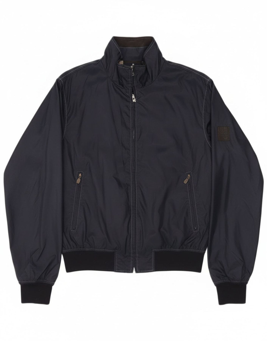 Giubbotto bomber da donna Belstaff UK 14 nylon medio blu navy