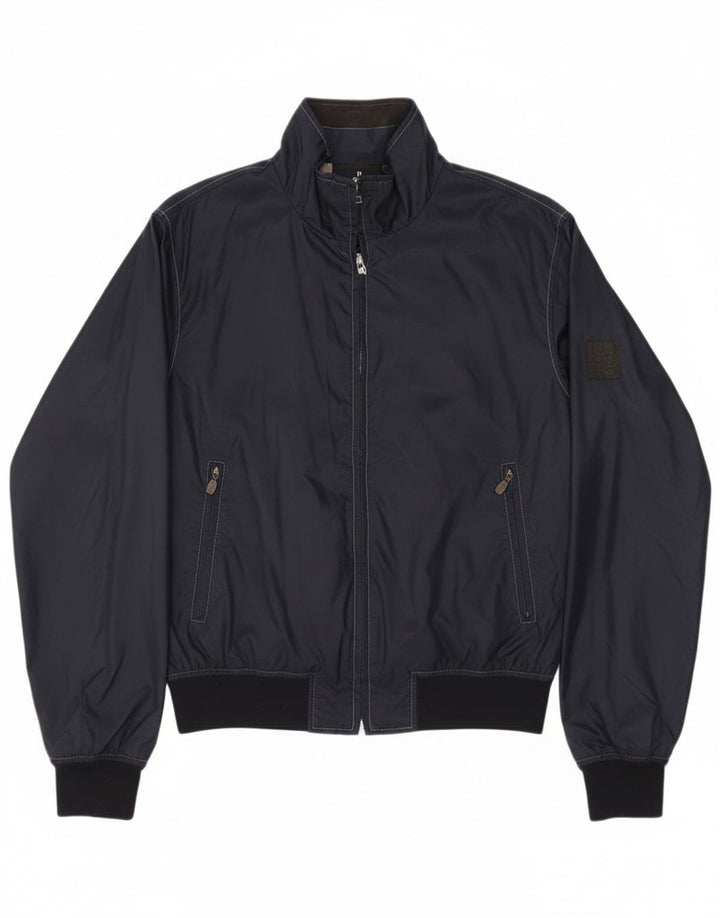 Giubbotto bomber da donna Belstaff UK 14 nylon medio blu navy