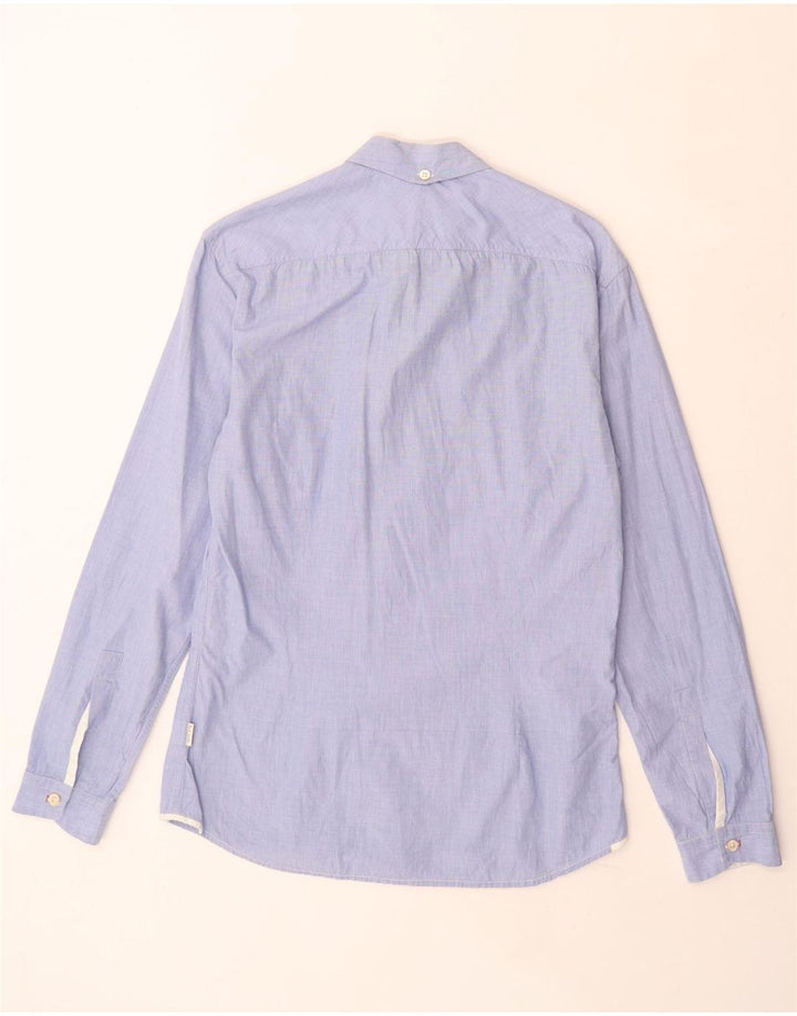 Camicia da uomo su misura Paul Smith in cotone blu medio