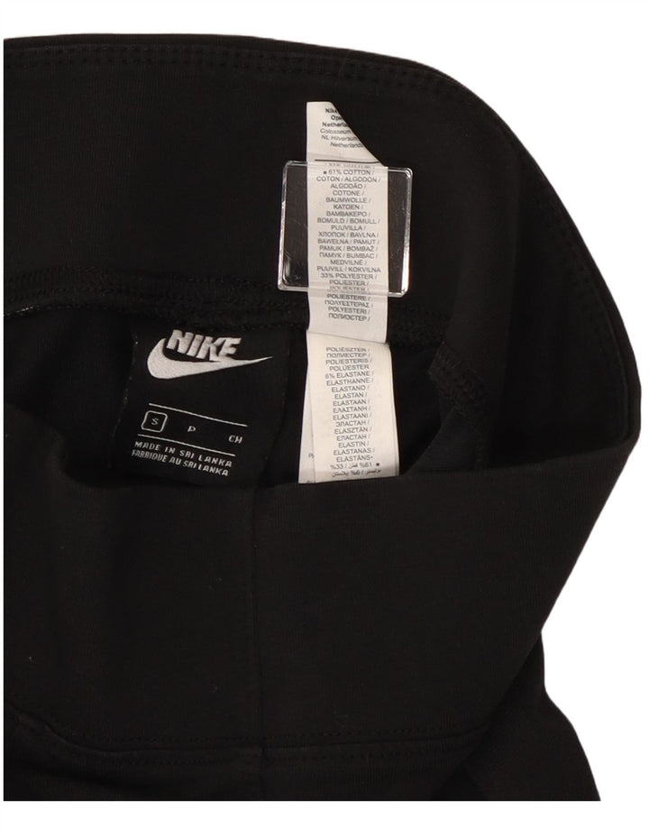 Leggings corti da donna Nike UK 8 piccoli in cotone nero