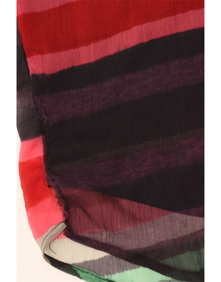 Desigual camicetta oversize da donna Top UK 16 grande a righe multicolore