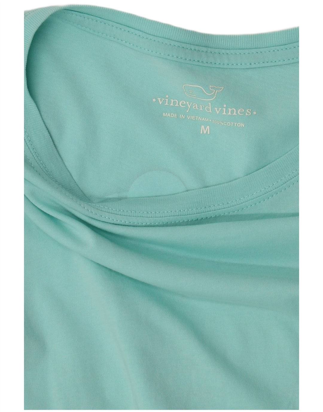 Vineyard Vines Top grafico da donna a maniche lunghe UK 14 Cotone blu medio