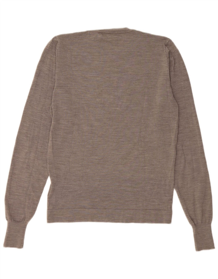 Liu Jo Uomo Maglione Girocollo Maglione Grigio Medio in Lana