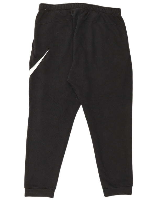 Pantaloni da tuta con grafica Nike Dri Fit da donna, pantaloni da jogging UK 20 2XL neri