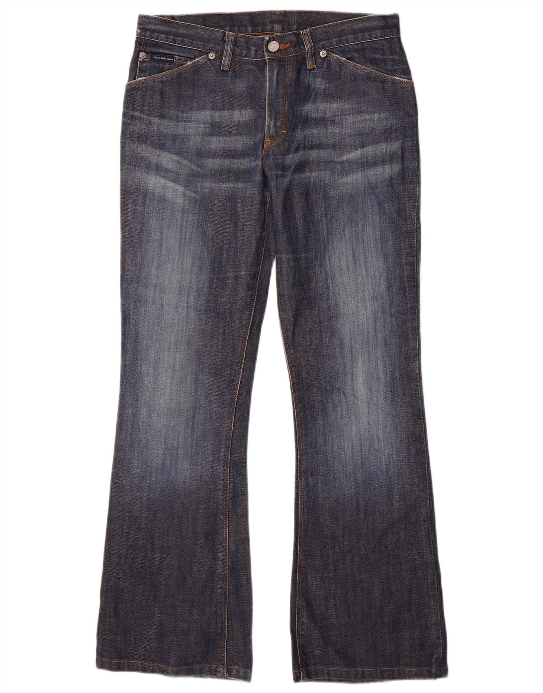 Jeans Bootcut da donna Calvin Klein W28 L29 Blu Navy