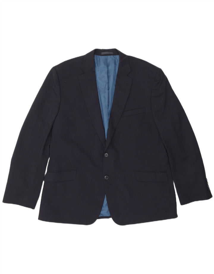Giacca blazer a 2 bottoni da uomo Marks & Spencer UK 38 media blu navy classica