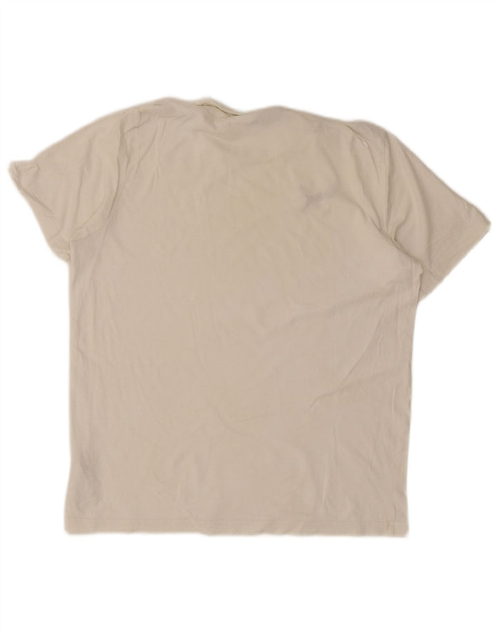 T-shirt da uomo Puma Top Large in cotone bianco