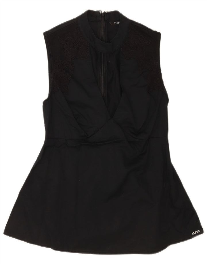 Camicetta senza maniche da donna Guess UK 6 XS Nera