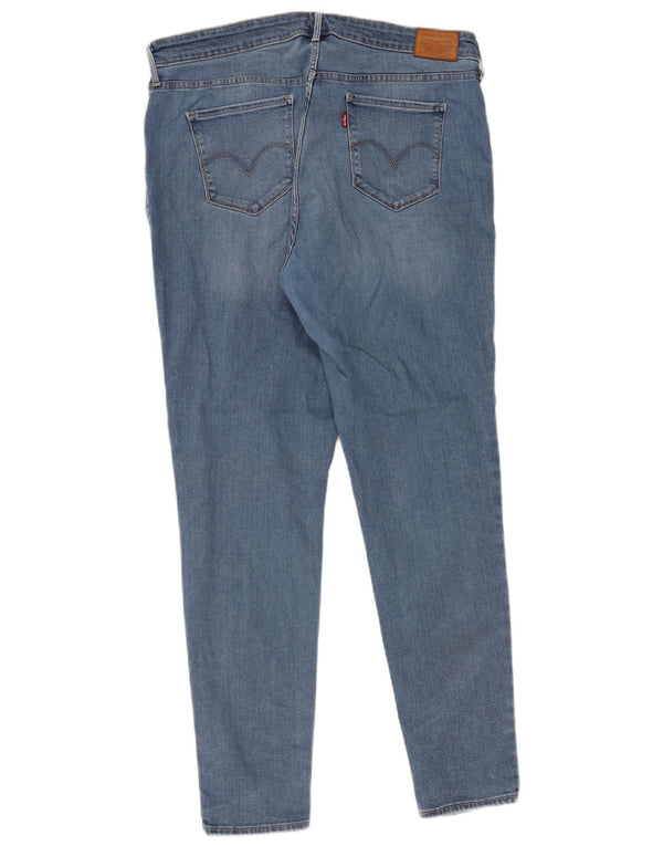 Levi's Donna 310 Shaping Super Skinny Jeans US 22 3XL W38 L32 Cotone Blu