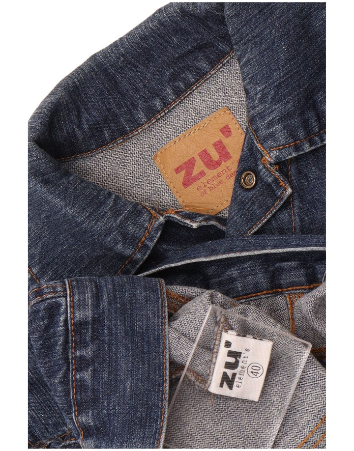 Giacca di jeans corta da donna Zu Elements IT 40 Small Blu Cotone