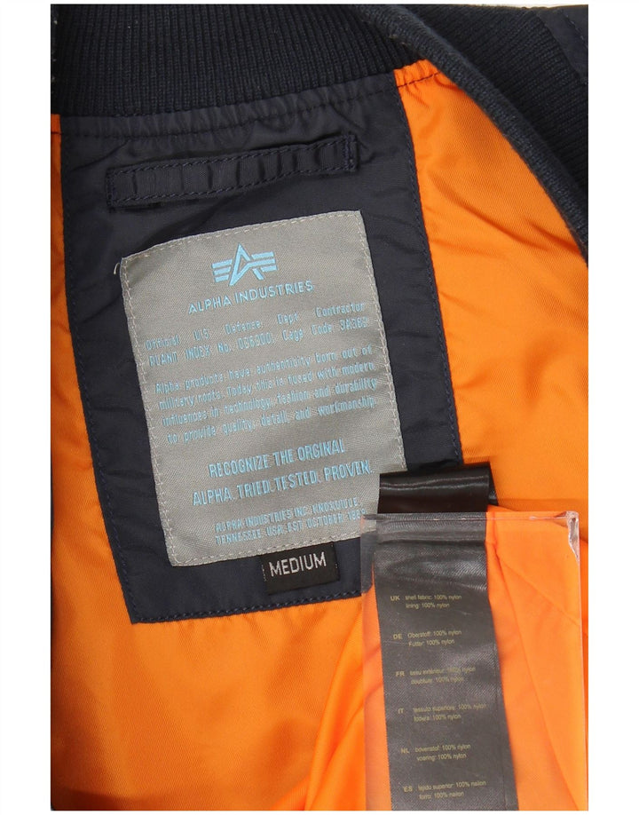 Cappotto da uomo Alpha Industries UK 38 nylon medio blu navy