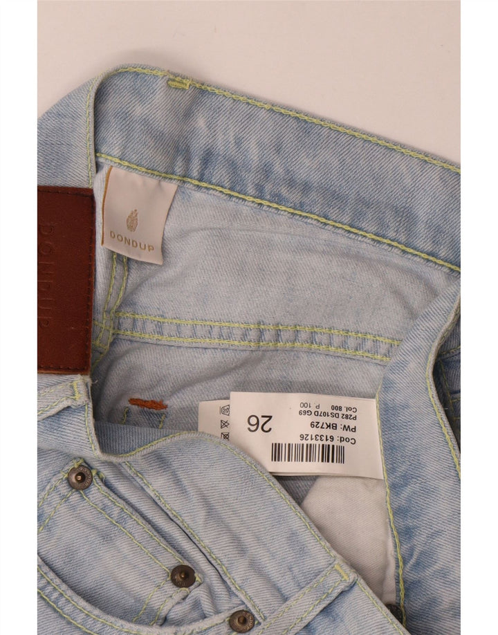 Dondup Jeans slim effetto consumato da donna W26 L25 cotone blu