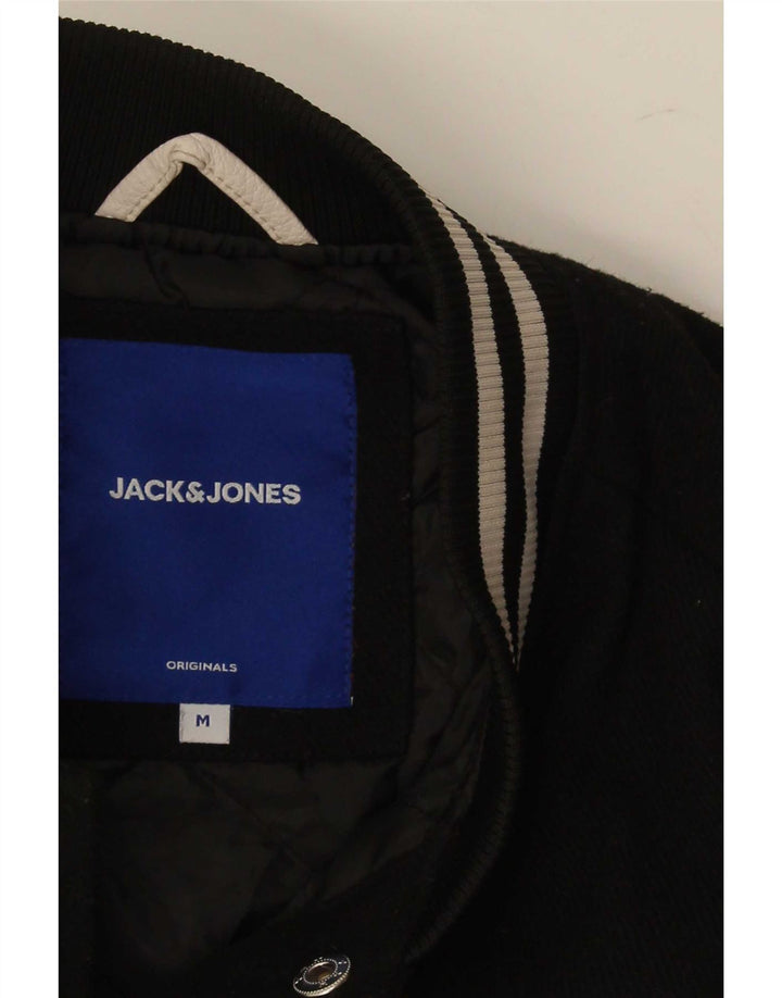 Jack & Jones Giacca grafica da uomo Varsity UK 38 Medium Black Colourblock