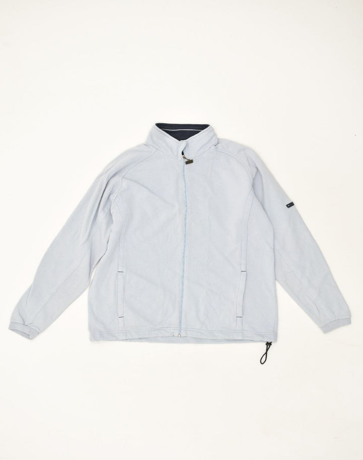 CHAMPION Womens Tracksuit Top Jacket UK 12 Medium Blue Cotton | Vintage Champion | Thrift | Second-Hand Champion | Used Clothing | Messina Hembry 