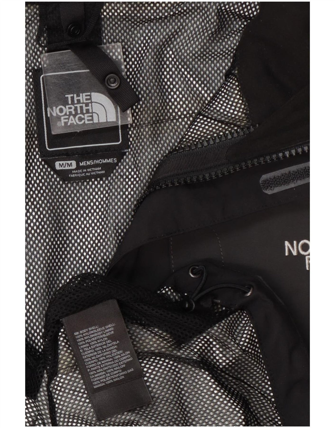 Giacca antipioggia da uomo The North Face Hyvent con cappuccio UK 38 Colore grigio medio