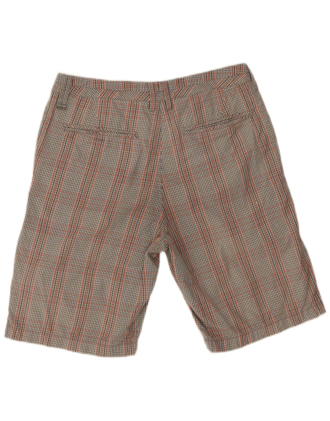Pantaloncini chino da uomo Quiksilver W32 cotone a quadri multicolore medio