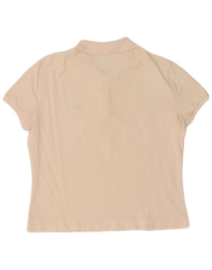 Polo da donna Lacoste taglia 48 XL in cotone rosa