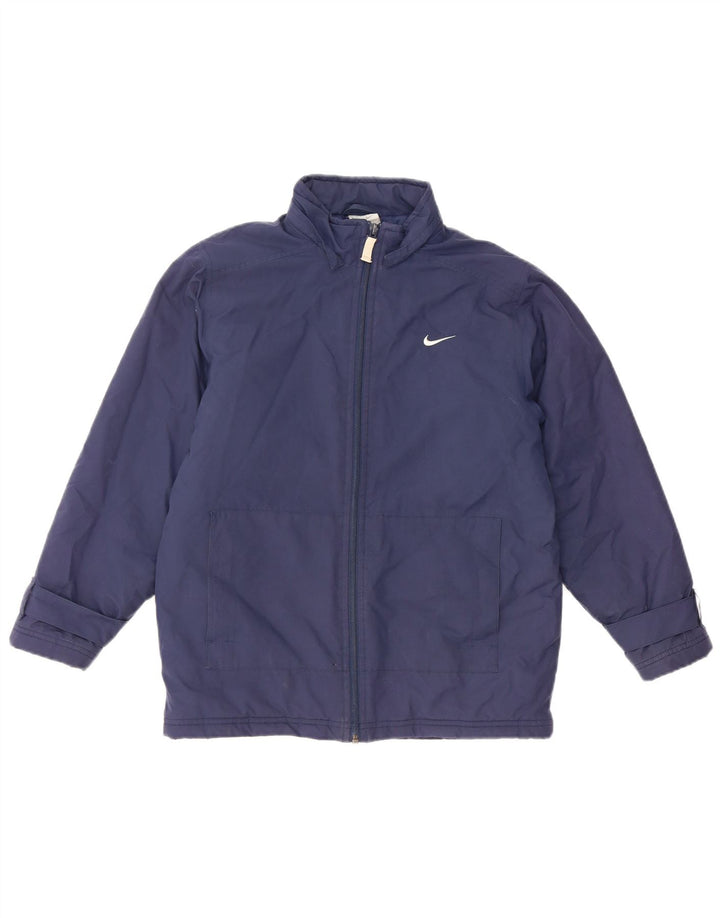 Giacca a vento Nike da ragazzo 10-11 anni media poliestere blu navy
