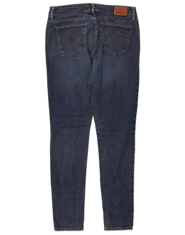 Levi's Jeans skinny 711 da donna W28 L30 Lyocell blu navy