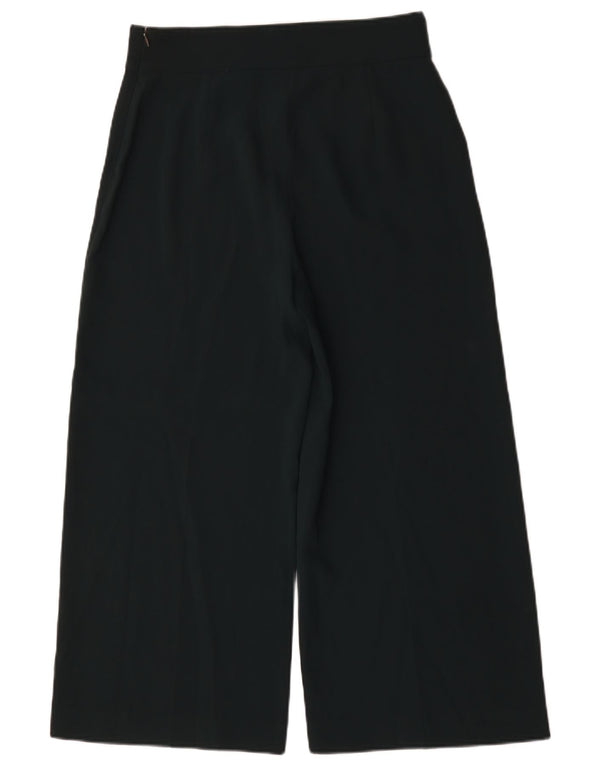 Pantaloni corti da donna Zara a gamba larga grandi W30 L26 poliestere verde