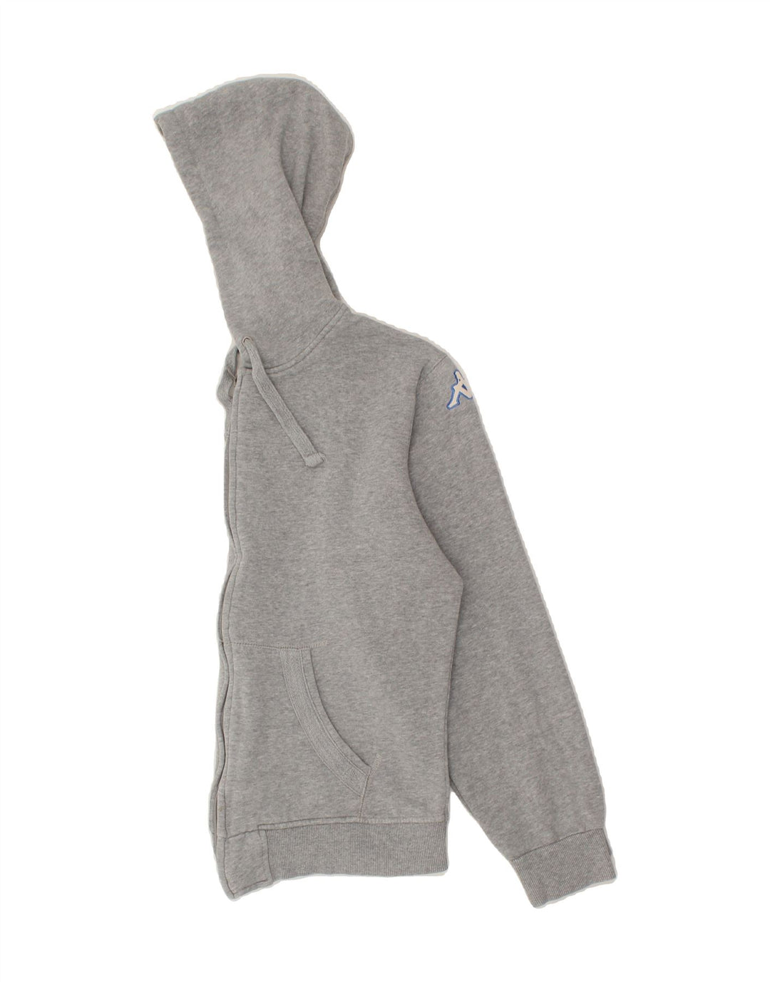 KAPPA Womens Zip Hoodie Sweater UK 16 Large Grey Vintage Kappa and Second-Hand Kappa from Messina Hembry 