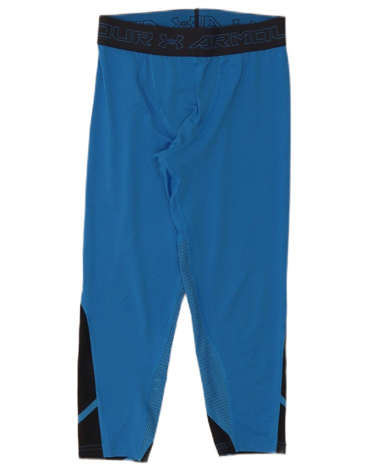 Leggings Capri grafici da uomo Under Armour XS Colorblock blu