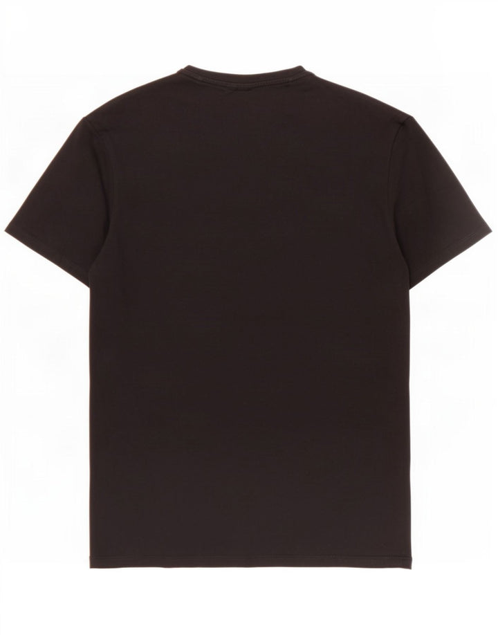 T-shirt da uomo Guess super slim fit, media, nera