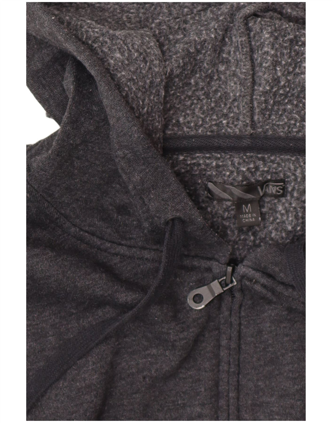 Felpa con cappuccio e zip da donna VANS UK 14 Grigio medio