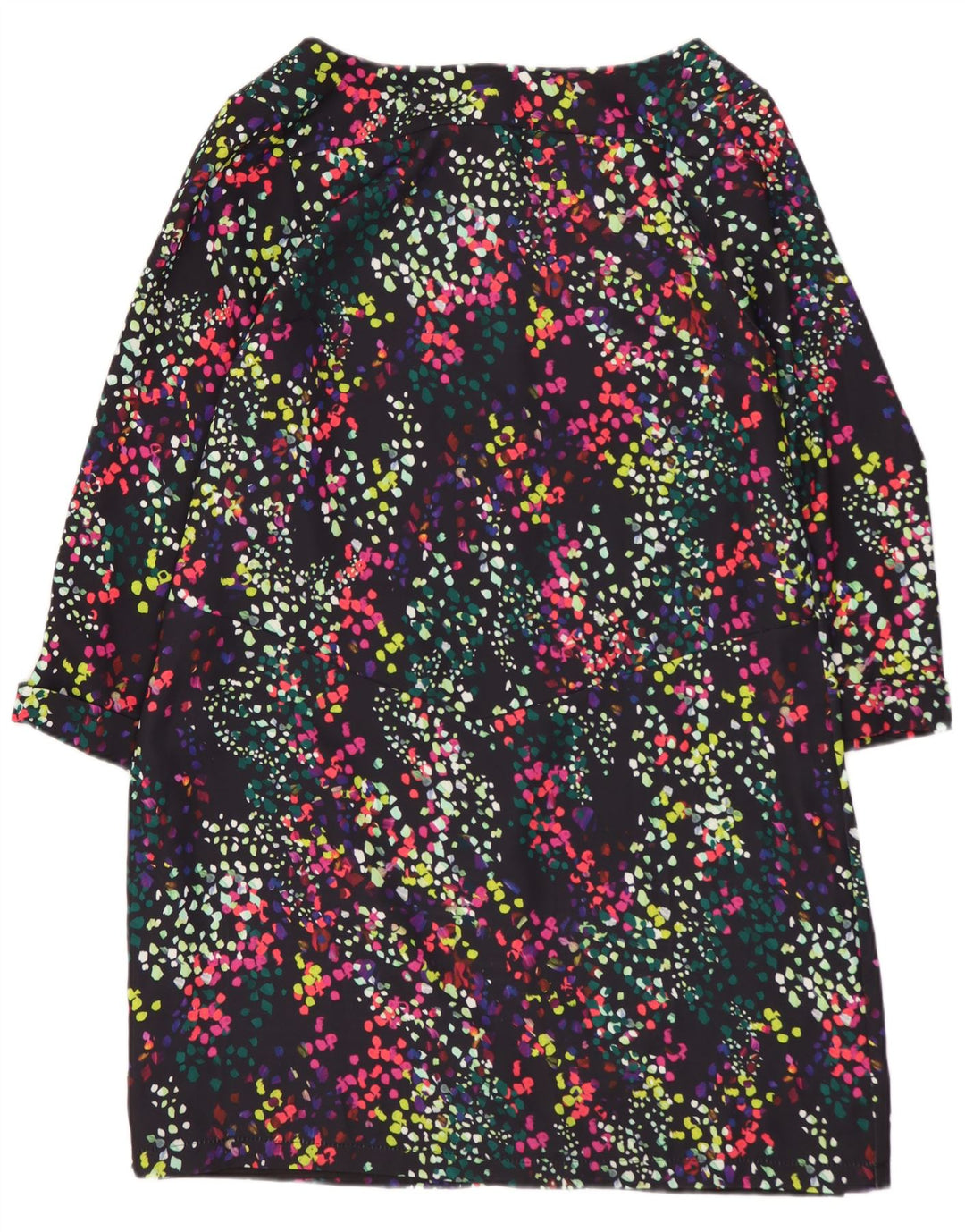 Abito a trapezio da donna con maniche a 3/4 COAST UK 10 piccolo multicolore maculato