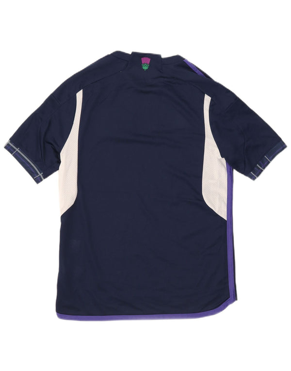 T-shirt grafica Adidas da ragazzo Ferrari Top 15-16 anni Blu navy Colourblock