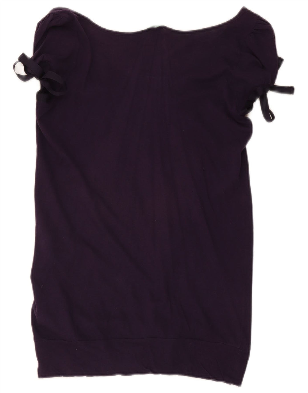 Camicetta da donna Benetton Top UK 14 grande cotone viola