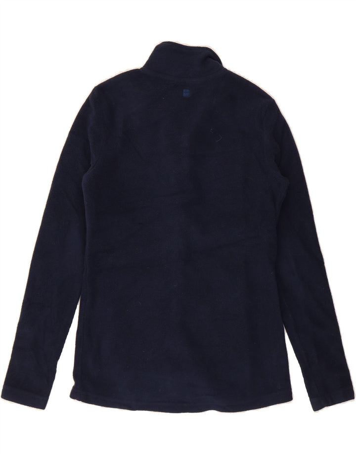 MOUNTAIN WAREHOUSE Womens Fleece Jacket UK 8 Small  Navy Blue Polyester Vintage Mountain Warehouse and Second-Hand Mountain Warehouse from Messina Hembry 
