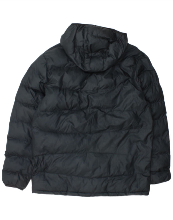 Giacca imbottita con cappuccio da uomo Columbia UK 40 grande poliestere grigio