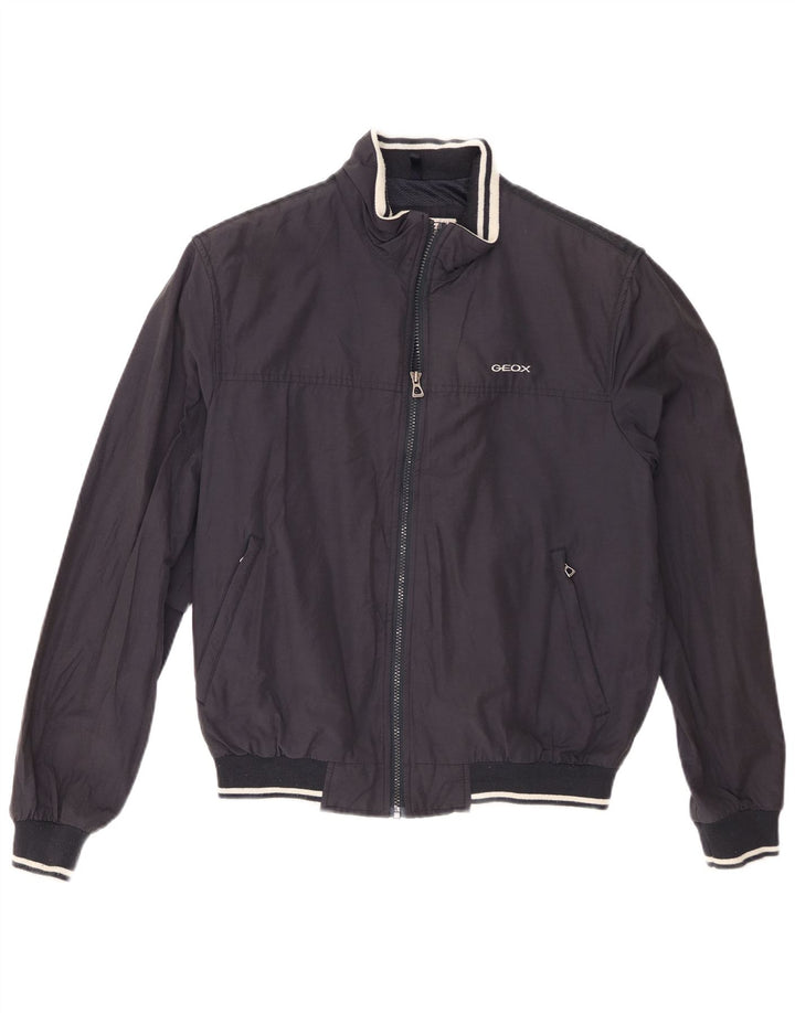 Giubbotto bomber da uomo Geox UK 38 medio cotone blu navy