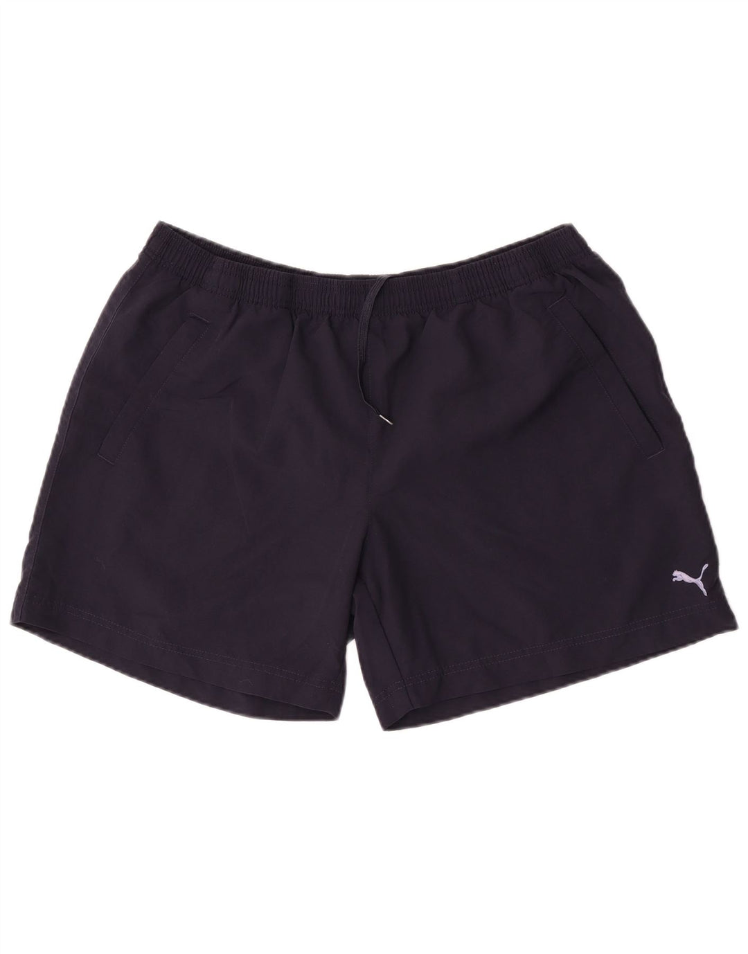 Pantaloncini sportivi grafici da uomo Puma XL blu navy in poliestere