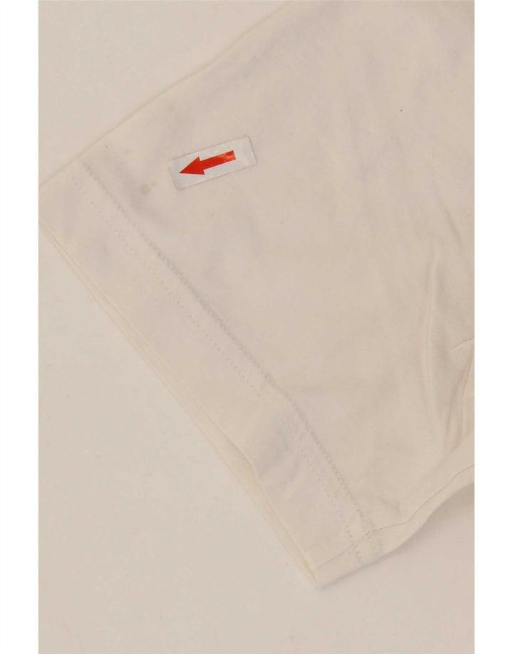 T-shirt da uomo Adidas Top Small in cotone bianco